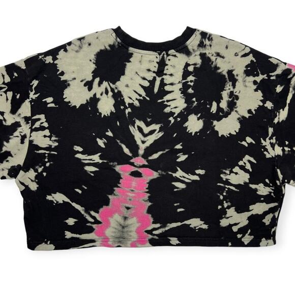 Noli Long Sleeve Tie Dye Crop Top SIZE M Multicolor Activewear Sweatshirt - Picture 9 of 11
